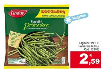 Fagiolini FINDUS Primavera 600 Gr
