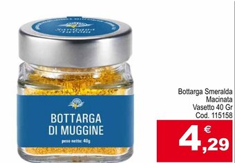 Centro Cash Bottarga Smeralda Macinata Vasetto 40 Gr offerta