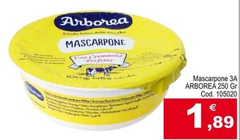 Centro Cash Mascarpone 3A ARBOREA 250 gr offerta