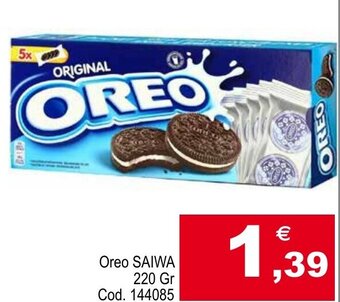 Centro Cash Oreo SAIWA 220 gr offerta