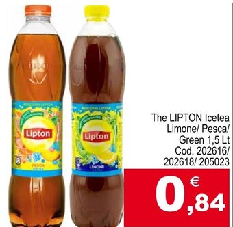The LIPTON Icetea Limone/ Pesca/ Green 1,5 Lt
