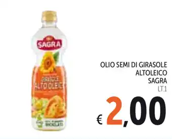 Spazio Conad Sagra Altoleico Olio Semi di Girasole 1lt offerta