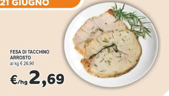 Crai FESA DI TACCHINO ARROSTO offerta