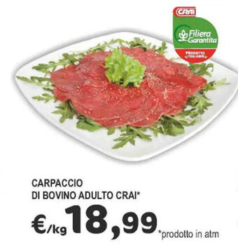 Crai CARPACCIO DI BOVINO ADULTO CRAI offerta