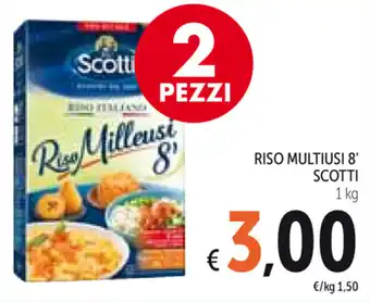 Spazio Conad Scotti Riso Multiusi 8' 1kg offerta