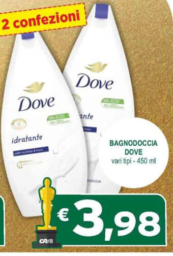 Crai BAGNODOCCIA DOVE vari tipi - 450 ml offerta