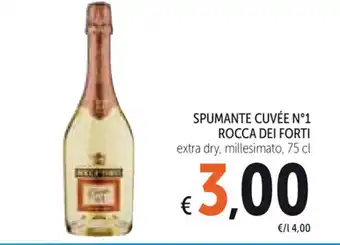 Spazio Conad Rocca Dei Forti Cuvée N°1 Spumante 75cl offerta