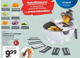 ERNESTOⓇ Scodella con grattugia multifunzione Alla confezione