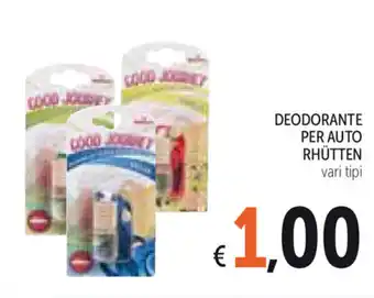 Spazio Conad Rhütten Deodorante per Auto offerta