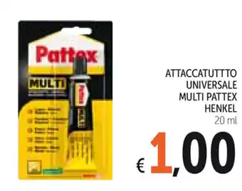 Spazio Conad Henkel Multi Pattex Universale Attaccatutto 20ml offerta
