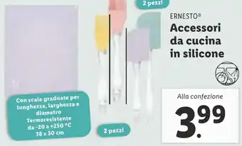 Lidl ERNESTOⓇ Accessori da cucina in silicone Alla confezione offerta