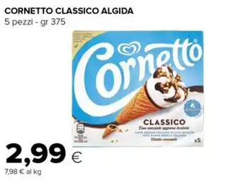 CORNETTO CLASSICO ALGIDA 5 pezzi - gr 375