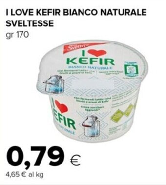 Oasi I LOVE KEFIR BIANCO NATURALE SVELTESSE gr 170 offerta