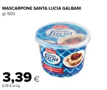 Oasi MASCARPONE SANTA LUCIA GALBANI gr 500 offerta