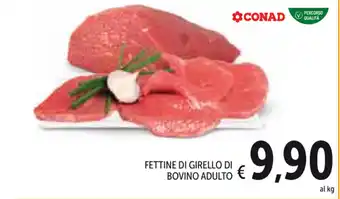 Spazio Conad Bovino Adulto Fettine di Girello offerta