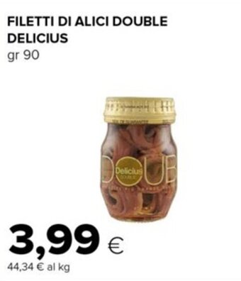FILETTI DI ALICI DOUBLE DELICIUS gr 90