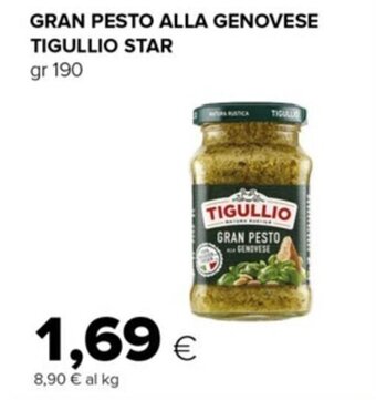 Oasi GRAN PESTO ALLA GENOVESE TIGULLIO STAR gr 190 offerta