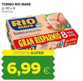 Oasi TONNO RIO MARE gr 80 x 8 offerta