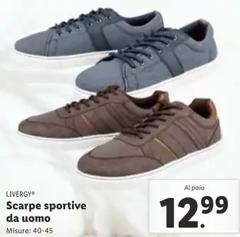 Lidl LIVERGY® Scarpe sportive da uomo Misure: 40-45 offerta