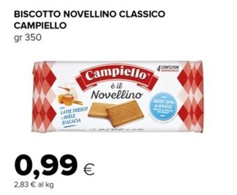 Oasi BISCOTTO NOVELLINO CLASSICO CAMPIELLO gr 350 offerta