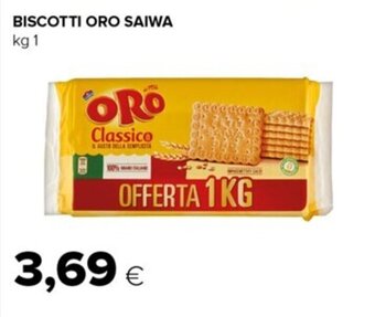 Oasi BISCOTTI ORO SAIWA kg 1 offerta