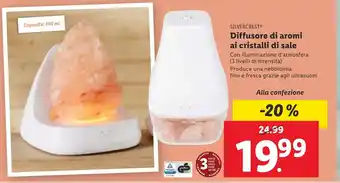 Lidl SILVERCRESTⓇ Diffusore di aromi ai cristalli di sale offerta