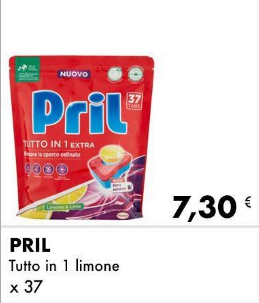 Iper Tosano PRIL Tutto in 1 limone x 37 offerta