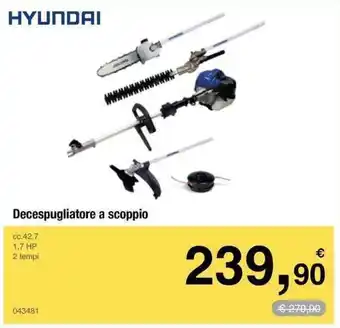 Handy fai da te HYUNDAI Decespugliatore a scoppio offerta