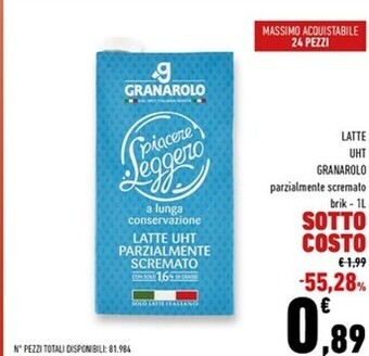 Conad Superstore Granarolo latte uht offerta