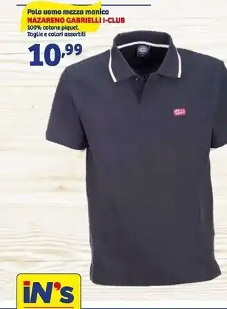 In'S Mercato Polo uomo mezza manica offerta