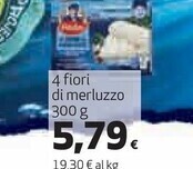 Coop Findus 4 fiori di merluzzo offerta