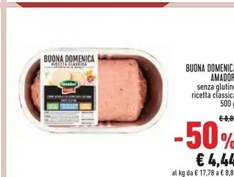 Conad Superstore Amadori buona domenica offerta