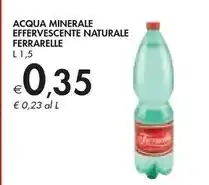 Bennet Ferrarelle acqua minerale effervescente naturale offerta