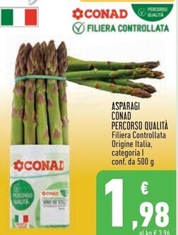 Conad Superstore Conad asparagi percorso qualità offerta