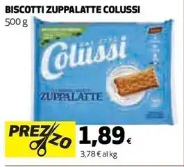 Coop Colussi biscotti zuppalatte offerta