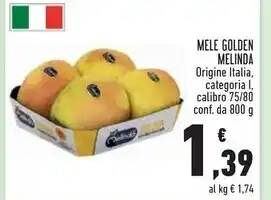 Conad Superstore Melinda mele golden offerta