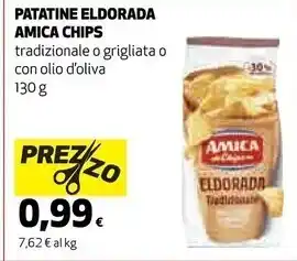 Coop Amica chips patatine eldorada tradizionale offerta
