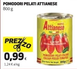 Coop Attianese pomodori pelati offerta