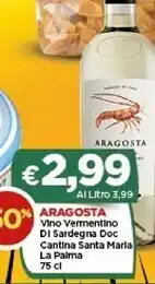 Crai Cantina santa maria la palma vino vermentino di sardegna doc offerta