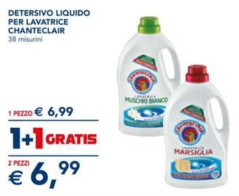 Esselunga DETERSIVO LIQUIDO PER LAVATRICE CHANTECLAIR 38 misurini offerta