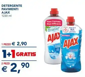 Esselunga DETERGENTE PAVIMENTI AJAX 1230 ml 2 PEZZI offerta