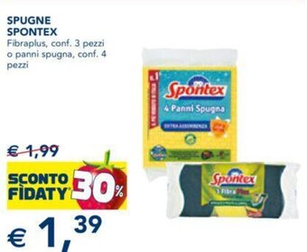 Esselunga SPUGNE SPONTEX offerta
