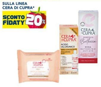 Esselunga SULLA LINEA CERA DI CUPRA* offerta