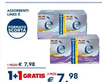 Esselunga ASSORBENTI LINES È offerta