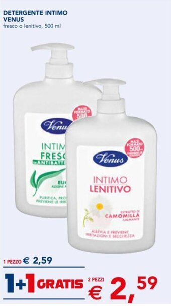 Esselunga DETERGENTE INTIMO VENUS fresco o lenitivo, 500 ml offerta