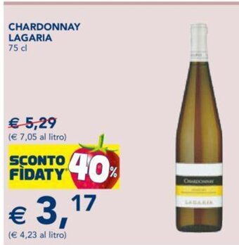 Esselunga CHARDONNAY LAGARIA 75 cl offerta