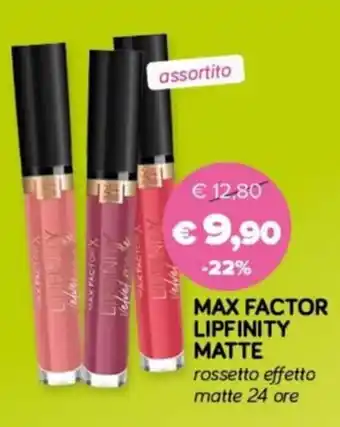 MAX FACTOR LIPFINITY MATTE