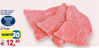Esselunga FETTINE SCELTE DI VITELLONE NATURAMA offerta