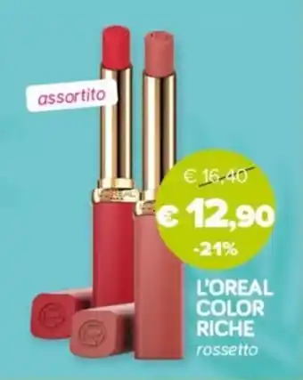 L'OREAL COLOR RICHE rossetto