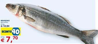 Esselunga BRANZINO già pulito,al kg offerta